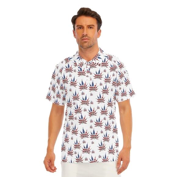 Obnoxious Golf Performance Shirt Mens XL "Leaf"
Red White Blue America Casual - Picture 2 of 7